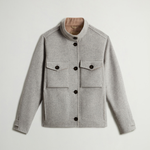 Giacca in misto lana CFWWOU2102FRUT5012 103 WOOLRICH Light gray melange 