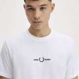 T-Shirt manica corta M4580 100 FRED PERRY White 