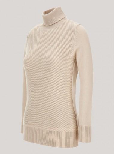 Maglia collo alto CFWWKN0241FRUF0603 8743 WOOLRICH Milky cream 