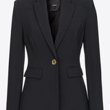Blazer monopetto 100180A14I Z99 PINKO Black 