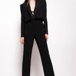 Pantalone in poly crepe LITCHI 1N13HU4575 Z99 PINKO Black 