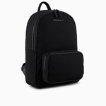 Zaino in nylon jacquard Y40315 Y022V 81336 EMPORIO ARMANI Nero/nero 