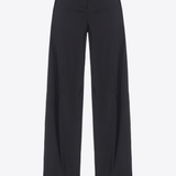 Pantaloni palazzo crêpe stretch 100331A20Q Z99 PINKO Black 