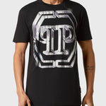 T-Shirt girocollo stampata MTK6445 PJY002N 02 02 PHILIPP PLEIN Black 