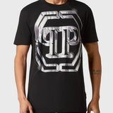 T-Shirt girocollo stampata MTK6445 PJY002N 02 02 PHILIPP PLEIN Black 