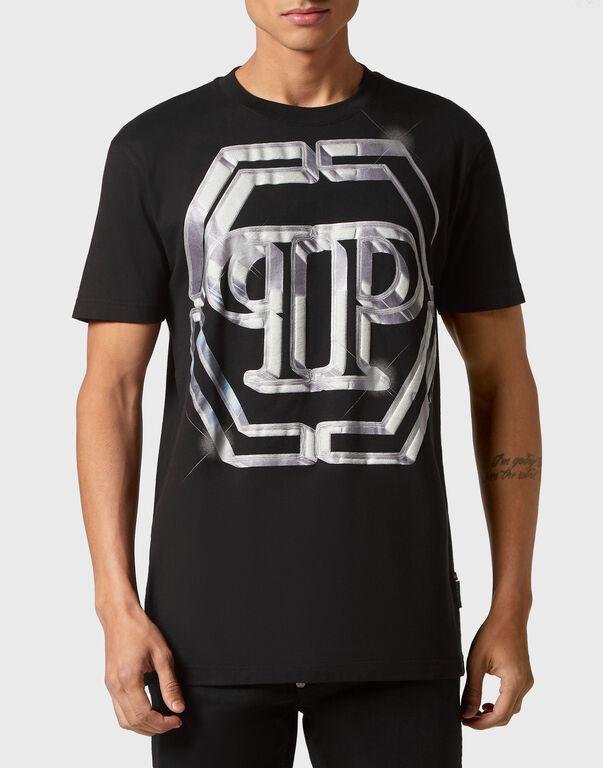 T-Shirt girocollo stampata MTK6445 PJY002N 02 02 PHILIPP PLEIN Black 