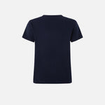 T-Shirt con ricamo logo 100535A2G7 G1A PINKO Blu abisso 