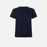 T-Shirt con ricamo logo 100535A2G7 G1A PINKO Blu abisso 