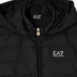 Cappa imbottita packable in nylon leggero 7W000477 AF12476 UC001 EA7 Black 