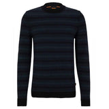 Maglia girocollo fantasia 50523539 10263269 01 404 BOSS Dark blue 