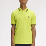 Polo manica corta M3600 84B FRED PERRY Citron/blk/blk 