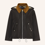 Giubbotto in nylon con cappuccio staccabile LSP0307 LSP BK11 BARBOUR Black/dress tartan 