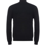 Cardigan con zip in lana merinos EM003503 AF14113 UC001 EMPORIO ARMANI Black 