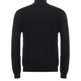 Cardigan con zip in lana merinos EM003503 AF14113 UC001 EMPORIO ARMANI Black 