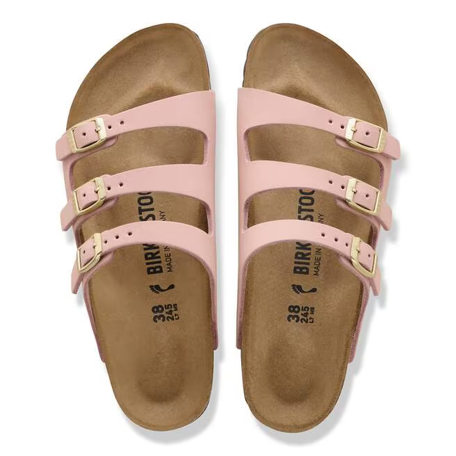 Ciabatta in pele nabuk FLORIDA 1031813 SOFT PINK BIRKENSTOCK Soft pink 