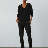 Maglia scollo a V RND561CC53 109 ROY ROGER'S Black 