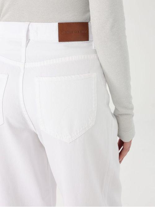 Jeans vestibilità morbida 103857A3E1 Z04 PINKO Bianco brill. 