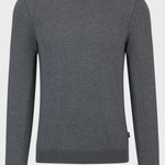 Maglia girocollo in merinos 50468239 10241501 01 032 BOSS Medium grey 