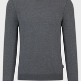 Maglia girocollo in merinos 50468239 10241501 01 032 BOSS Medium grey 