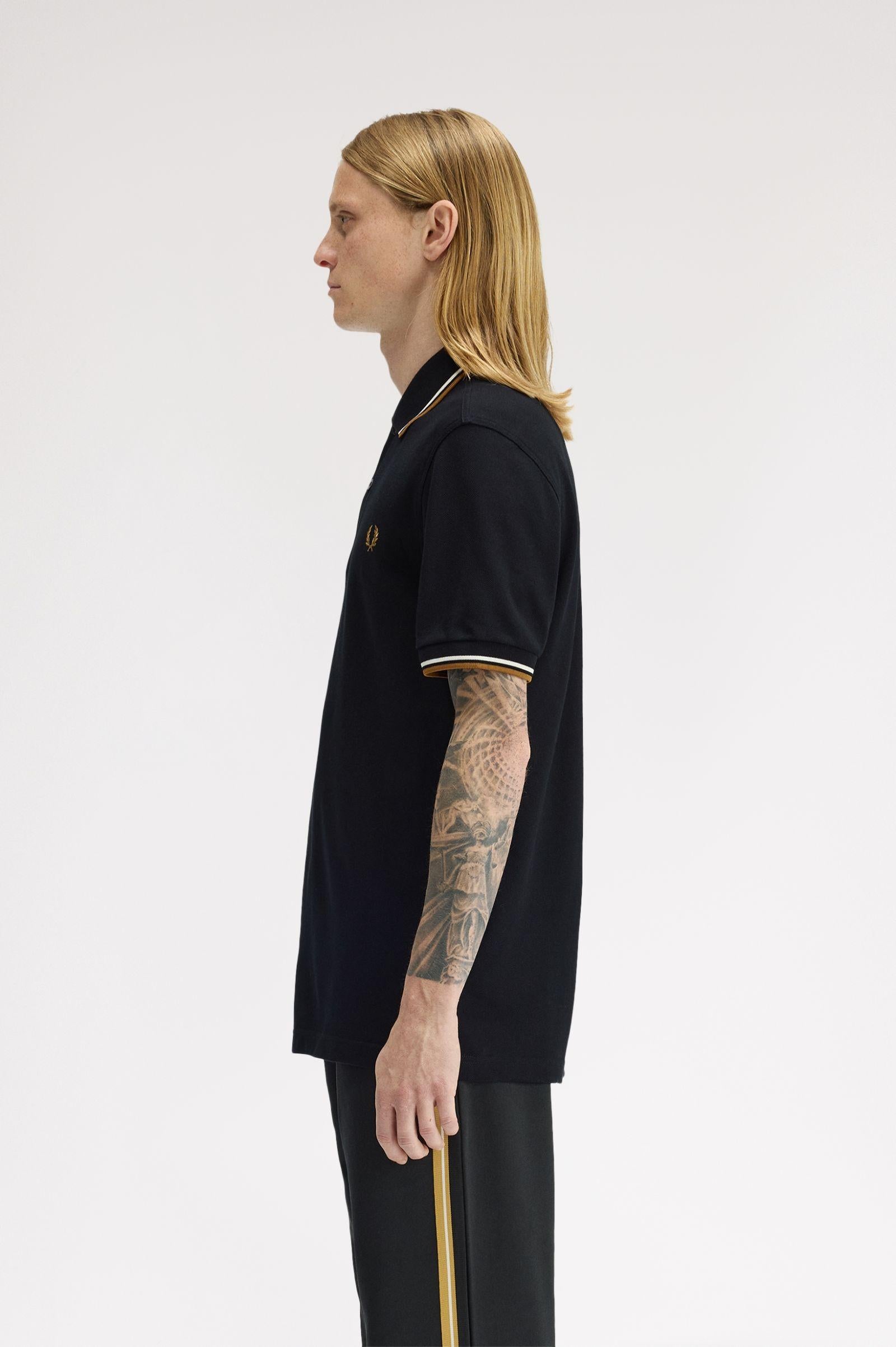 Polo manica corta M3600 P69 FRED PERRY Black 