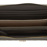 Portafoglio in nappa chevron 100250A0GK I68Q PINKO Noce-antique gold 