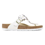 Infradito in pelle GIZEH FLOWERS 1026686 WHITE BIRKENSTOCK White 