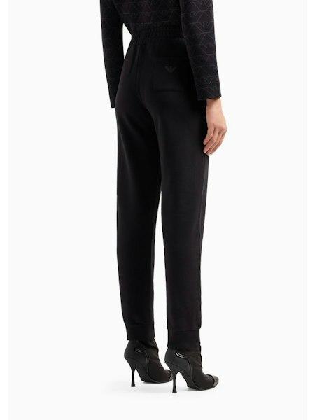 Jogger in felpa 3D2P7B 2J49Z 0999 EMPORIO ARMANI Nero 