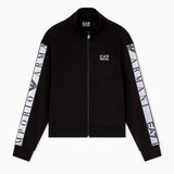 Felpa con zip Dynamic Athlete in tessuto tecnico Natural VENTUS7 ASV 7W001152 AF12501 UC001 EA7 Black 