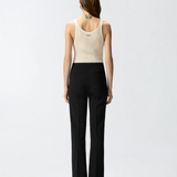 Pantaloni con piega stirata 106619A32Z Z99 PINKO Nero limousine 
