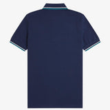 Polo manica corta M3600 86A FRED PERRY Tnsbl/snwht/dpmt 