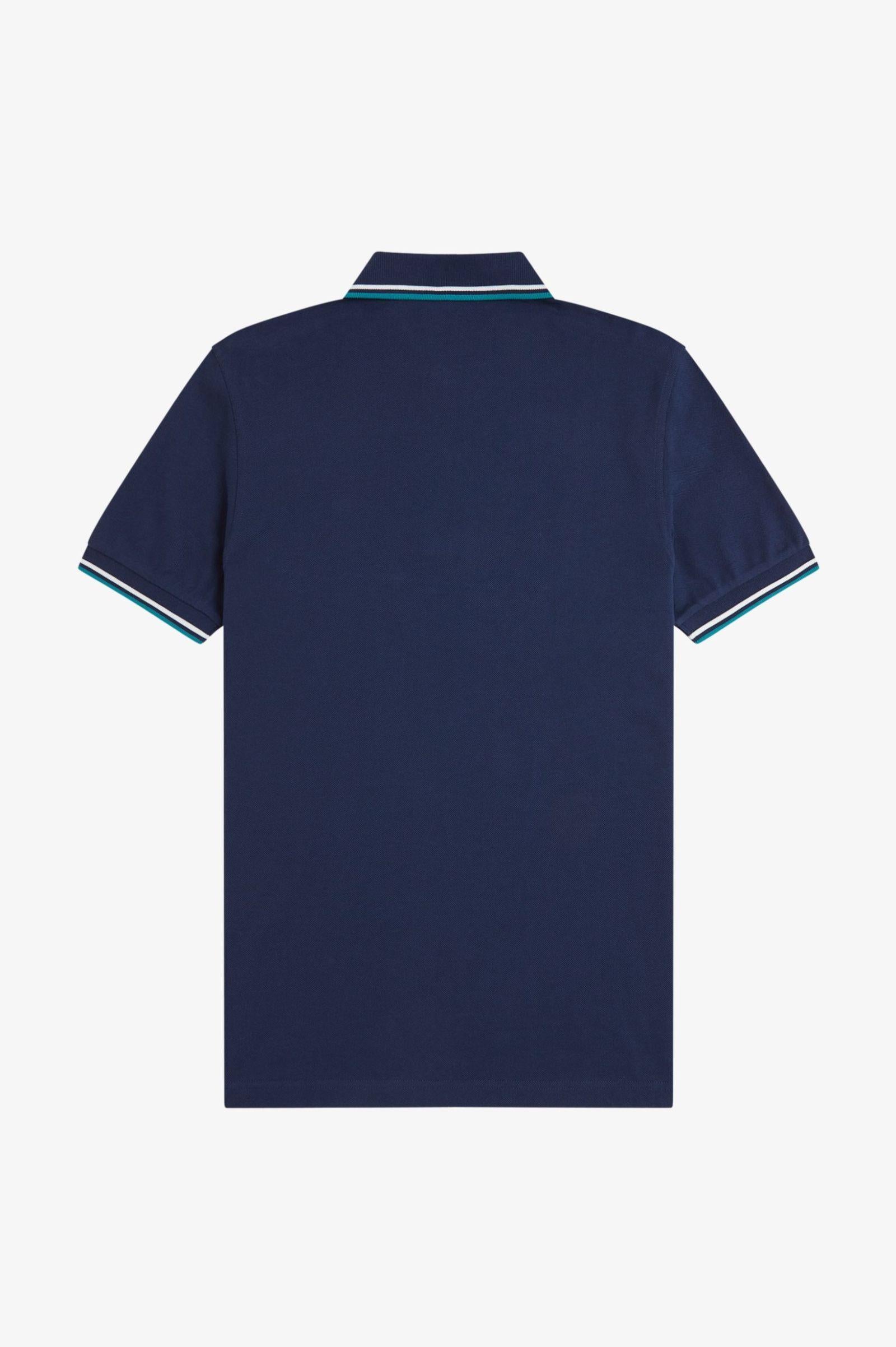 Polo manica corta M3600 86A FRED PERRY Tnsbl/snwht/dpmt 