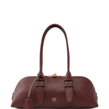 Borsa grande a spalla in pelle 106169A3CX L88Q PINKO Castano intenso-antique gold 