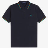 Polo manica corta M3600 86B FRED PERRY Navy/drkcml/spgr 