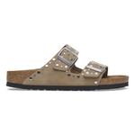 Ciabatta in pelle scamosciata con rivetti ARIZONA RIVET 1029390 TAUPE BIRKENSTOCK Taupe 