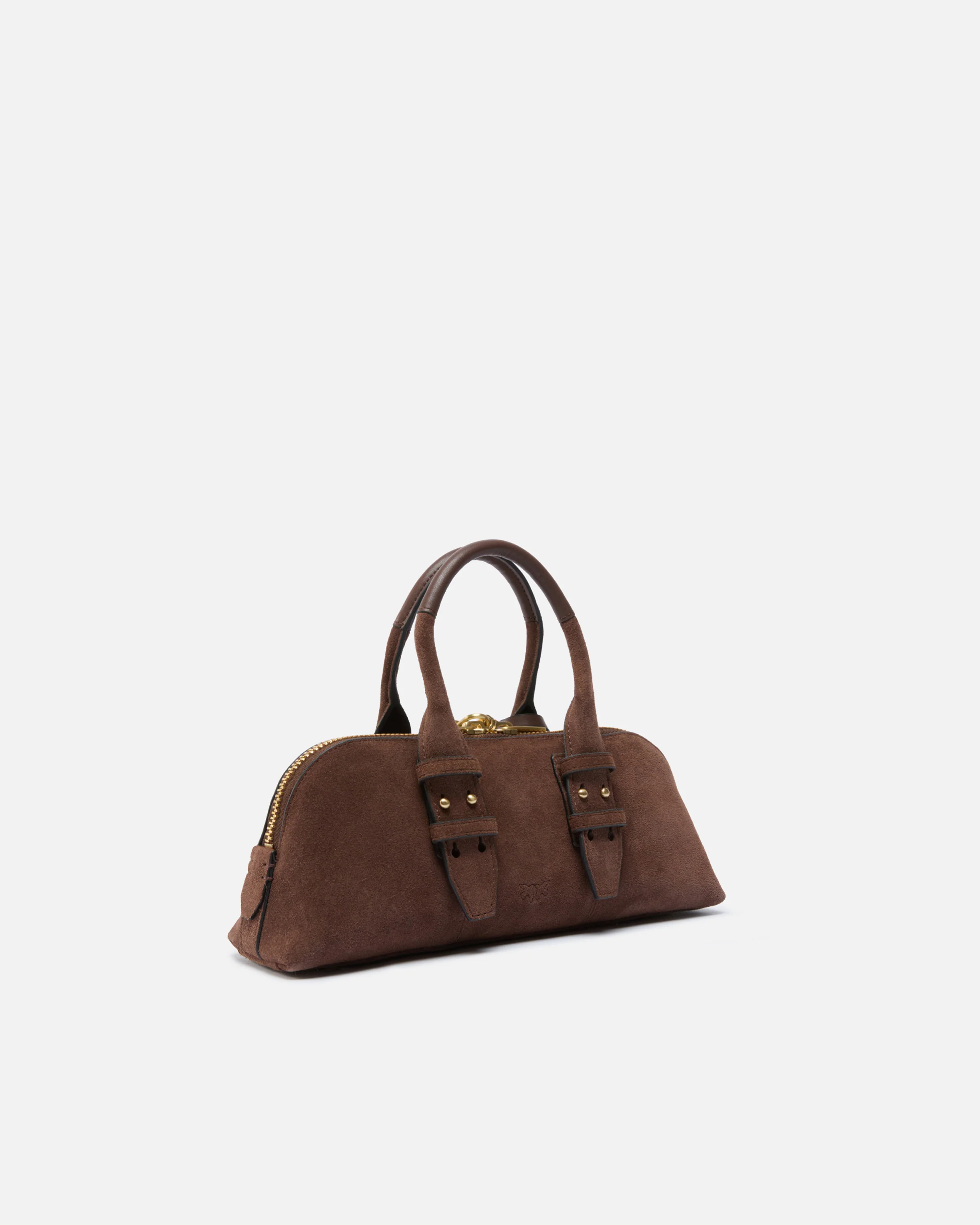 Borsa piccola in pelle 105334A2JH L74V PINKO Marrone castano mat gold 