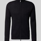 Cardigan con zip in lana merinos EM003503 AF14113 UB109 EMPORIO ARMANI Blue 
