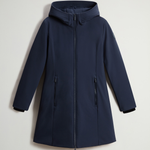 Parka in Softshell CFWWOU0889FRUT3496 3989 WOOLRICH Melton blue 