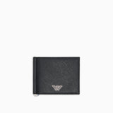 Portafoglio il pelle effetto saffiano Y4R502 Y138E 81072 EMPORIO ARMANI Black 