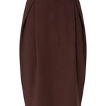 Gonna con cintura in vita 106449A2W6 L78 PINKO Marrone terra x piante 