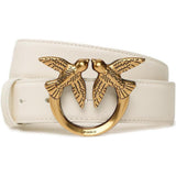 Cintura in pelle 100125A0F1 Z14Q PINKO White 