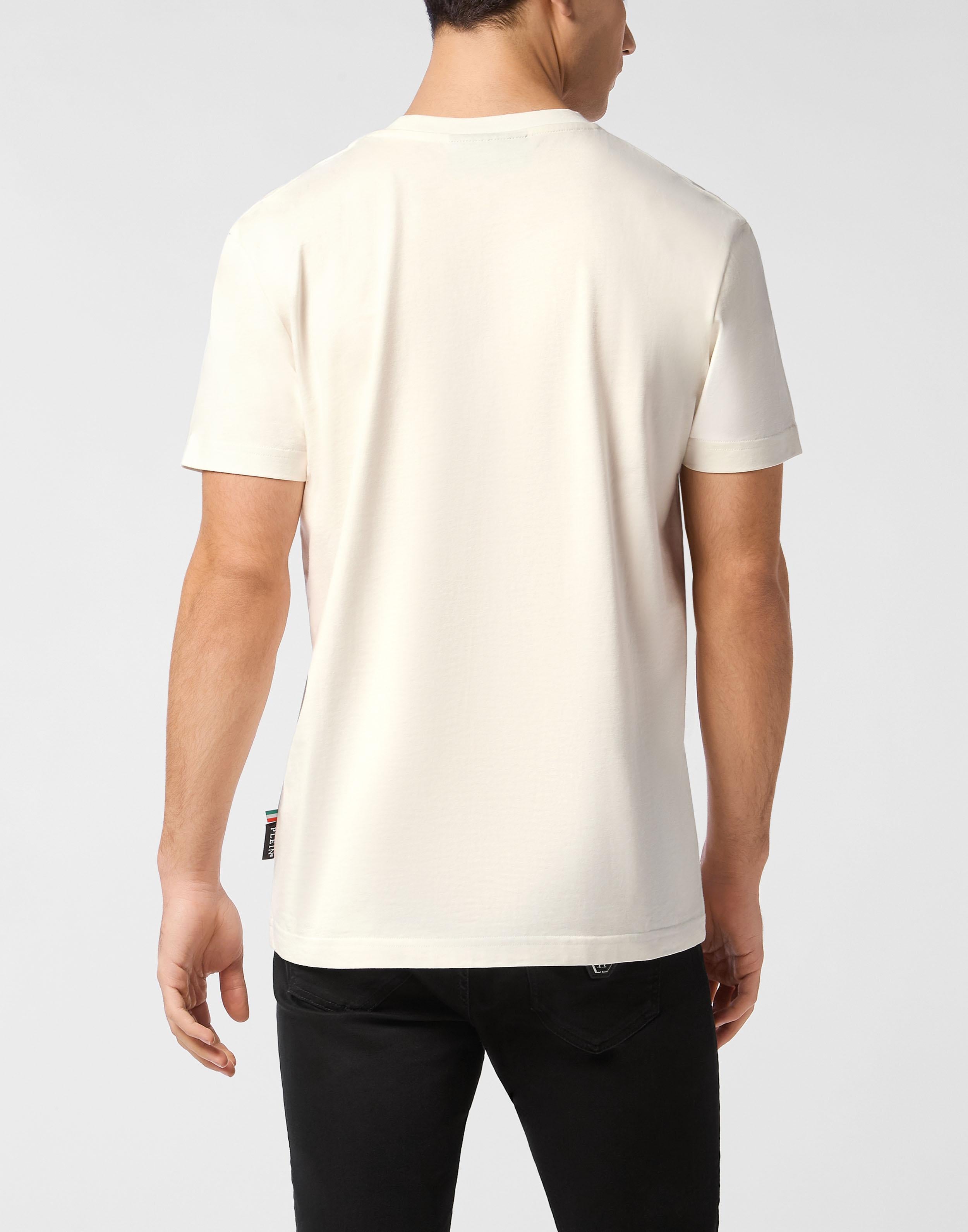 T-Shirt manica corta MTK8530 PJY002N 01OF PHILIPP PLEIN Off white 