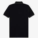 Polo manica corta M3600 T44 FRED PERRY Black/fieldgreen 