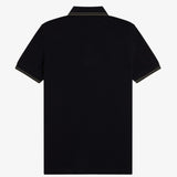 Polo manica corta M3600 T44 FRED PERRY Black/fieldgreen 