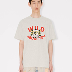 T-Shirt in cotone FG55TS2064SG 93 KENZO Pale grey 