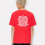 T-Shirt unisex in cotone FG55TS2124SK 22 KENZO Cherry 