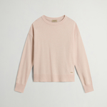 Maglia girocollo in misto lana vergine e cashmere CFWWKN2025FRUF5067 4415 WOOLRICH Silver peony 