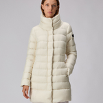 Piumino lungo PED5456 01181967 983 PEUTEREY Turtle dove 