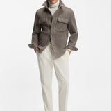 Pantalone in velluto elasticizzato 50551574 10243907 01 131 BOSS Open white 