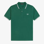 Polo manica corta M3600 81B FRED PERRY Sptgrn/ltic/ltic 