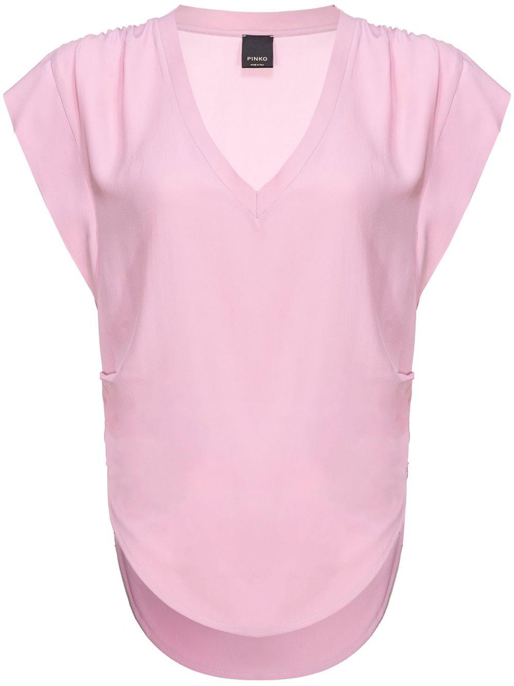 Blusa scollata 103113A1O8 N98 PINKO Pink 